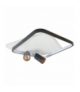 Plafon Parma 2 2xGU10 + 1xLED CCT kwadrat czarny Light Prestige LP-0612/2C Square BK