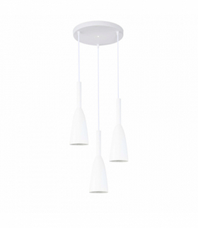 Lampa wisząca Solin wisząca 3xE27 biała Light Prestige LP-181/3P WH