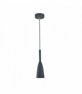 Lampa wisząca Solin wisząca 1xE27 szara Light Prestige LP-181/1P GR