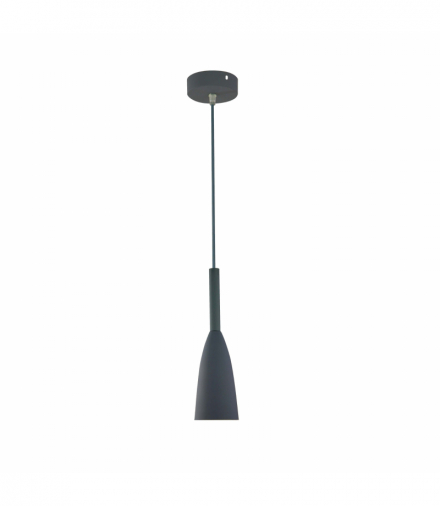 Lampa wisząca Solin wisząca 1xE27 szara Light Prestige LP-181/1P GR