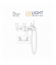 Kinkiet Mirror mały 1xLED czarny Light Prestige LP-999/1W S BK