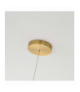 Lampa wisząca Midway duża 1xLED złota Light Prestige LP-033/1P L GD