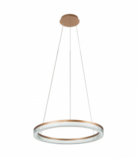 Lampa wisząca Midway Cristal duża triangle 1xLED Light Prestige LP-033/1P L GD Cristal Triangle