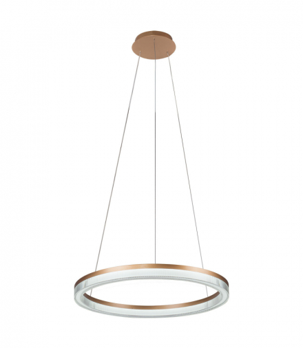 Lampa wisząca Midway Cristal duża triangle 1xLED Light Prestige LP-033/1P L GD Cristal Triangle