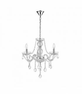 Lampa wisząca Cristallo 3xE14 transparentny Light Prestige LP-2940/3P