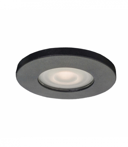 Oczko podtynkowe Lagos okrągłe 1xGU10 czarna IP65 Light Prestige LP-440/1RS BK