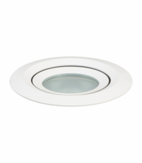 Oczko Lagos ruchome 1xGU10 biała IP65 Light Prestige LP-4425/1RM WH