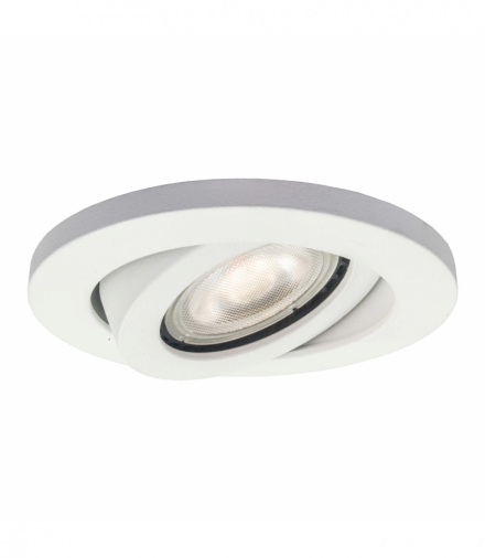 Oczko podtynkowe Lagos okrągłe ruchome 1xGU10 biała Light Prestige LP-440/1RS WH movable