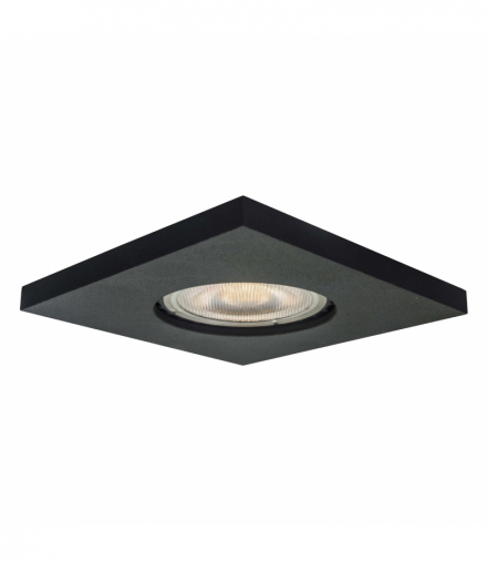 Oczko Lagos kwadratowe 1xGU10 czarna IP65 Light Prestige LP-440/1RS BK square