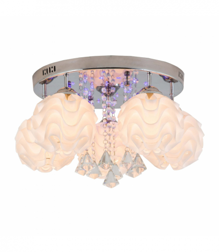 Plafon Sada 5xE14 biały/srebrny Light Prestige LP-119/5C