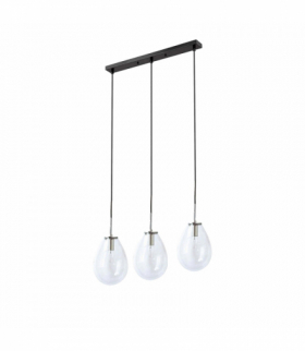 Lampa wisząca Fondi linia 3xE14 transparentna Light Prestige LP-1214/3L