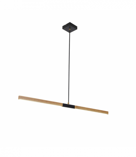 Lampa wisząca Lugano 1xLED brązowa/czarna Light Prestige LP-2828/1P -132