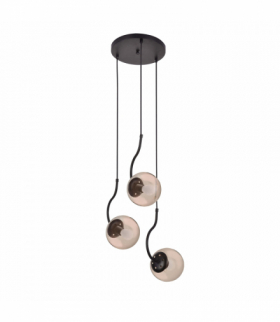 Lampa wisząca Hook 3xE27 czarna Light Prestige LP-125/3P BK