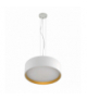 Lampa wisząca Hudson 1xLED biała/złota Light Prestige LP-043/1P WH/GD