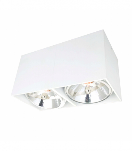 Oczko Aliano oprawa natynkowa 2xG9 biała Light Prestige LP-9S21/2 SM WH