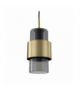 Lampa wisząca Miele długa 1xE27 złota/dymna Light Prestige LP-866/1P L SM/GD