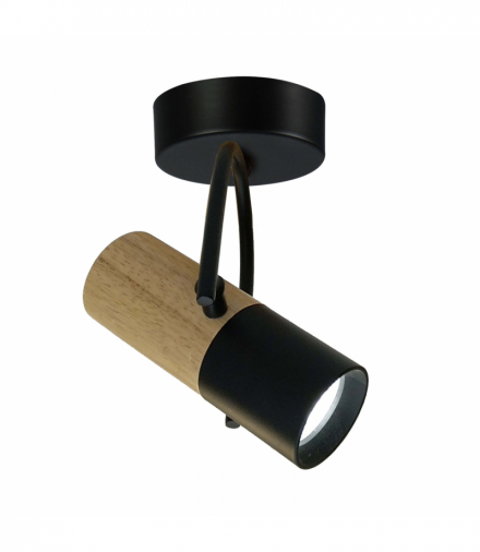 Kinkiet Bovino 1xGU10 czarny Light Prestige LP-1111/1W