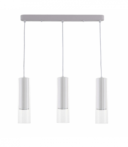 Lampa wisząca Manacor 3xGU10 biała Light Prestige LP-232/3L WH