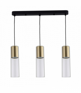 Lampa wisząca Manacor 3xGU10 złota Light Prestige LP-232/3L GD