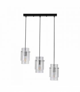 Lampa wisząca Savona 3xE27 transparentna Light Prestige LP-707/3L