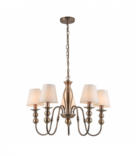 Lampa wisząca Grado 5xE14 patyna Light Prestige LP-888/5P