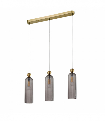Lampa wisząca Piega 3xE14 LP-939/3L Light Prestige LP-939/3L smoked