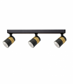 Spot Anillo 3xGU10 czarny Light Prestige LP-770/3W BK