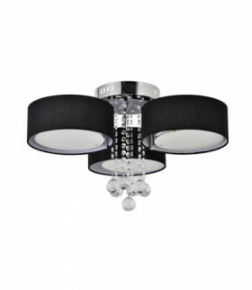 Plafon Gambela 3xE27 + LED czarna Light Prestige LP-991/3C BK
