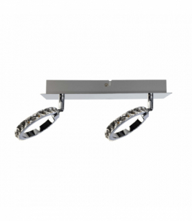 Kinkiet Carrara spot 2xLED chrom Light Prestige LP-1864/2W