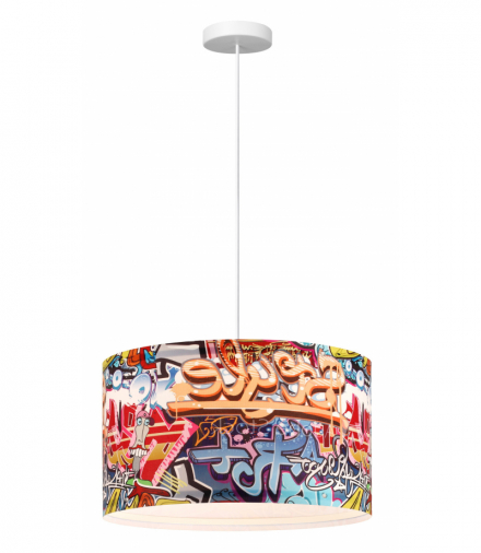 Lampa wisząca Graffiti 1xE27 Light Prestige LP-077/1P Style