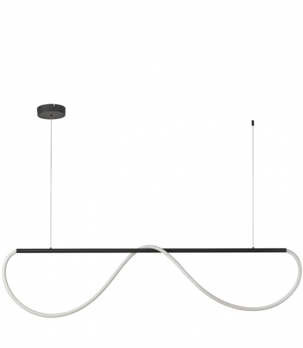Lampa wisząca Meleca M 1xLED CCT Light Prestige LP-2345/1P M BK