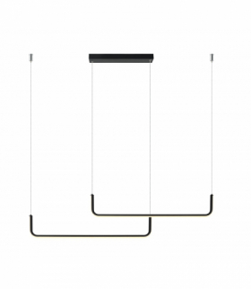 Lampa wisząca Malawi 2xLED czarna Light Prestige LP-1015/2P basic