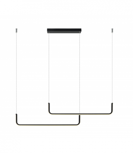 Lampa wisząca Malawi 2xLED czarna Light Prestige LP-1015/2P basic
