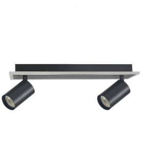 Spot Parma 2 2xGU10 + 1xLED CCT czarny Light Prestige LP-0612/2WS BK