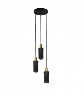 Lampa wisząca Tirana 3xE27 czarna Light Prestige LP-945/3P BK