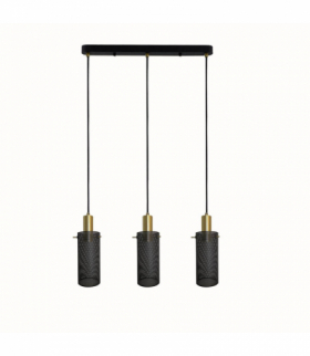Lampa wisząca Tirana 3xE27 linia czarna Light Prestige LP-945/3L BK