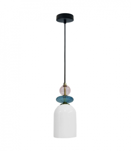 Lampa wisząca Tropea 1xE27 biała, średnia Light Prestige LP-2004/1P M WH