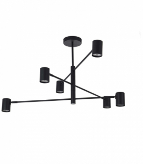 Lampa wisząca Snow 6xGU10 czarna Light Prestige LP-731/6P BK