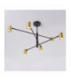 Lampa wisząca Snow 6xGU10 złota Light Prestige LP-731/6P GD