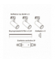 Ice SET 1F 3xGU10 biały Light Prestige LP-732 3W WH SET