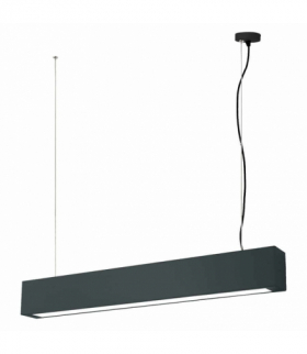 Lampa wisząca Ibros średnia 18W CCT IP20 1xLED czarna Light Prestige LP-7001/1P 20 BK-63 18 CCT