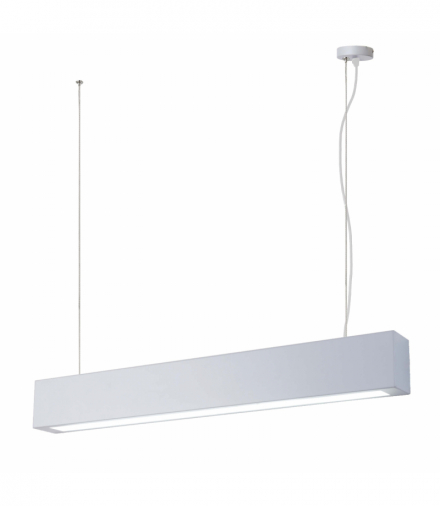 Lampa wisząca Ibros średnia 18W CCT IP20 1xLED biała Light Prestige LP-7001/1P 20 WH-63 18 CCT