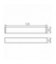 Oprawa liniowa pod tuby LED T8 AMPLINE 4LED 2-150-W biały G13 Kanlux 38036