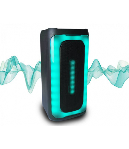 PR RGB Głośnik bluetooth LTC 2x4`` USB/SD/AUX 4000mAh LTC LXPA5511