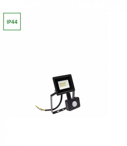 NOCTIS LUX 3 NAŚWIETLACZ 10W NW 230V IP44 114x150x53mm CZARNY czujnik ruchu PIR Spectrum SLI029048NW_CZUJNIK_PW