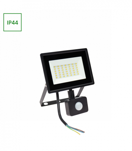 NOCTIS LUX 3 NAŚWIETLACZ 30W NW 230V IP44 150x190x53mm CZARNY czujnik ruchu PIR Spectrum SLI029050NW_CZUJNIK_PW