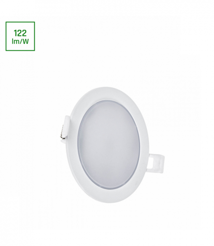 ALGINE ECO 2w1 NATYNK-PODTYNK DOWNLIGHT 6W WW 230V 110st IP20 IK06 115x35mm BIAŁY okrągła Spectrum SLI037027WW_PW