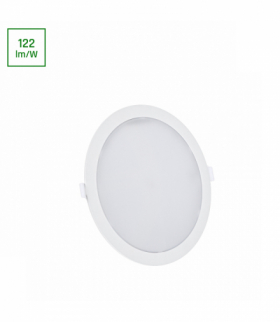 ALGINE ECO 2w1 NATYNK-PODTYNK DOWNLIGHT 18W WW 230V 110st IP20 IK06 223x35mm BIAŁY okrągła Spectrum SLI037029WW_PW