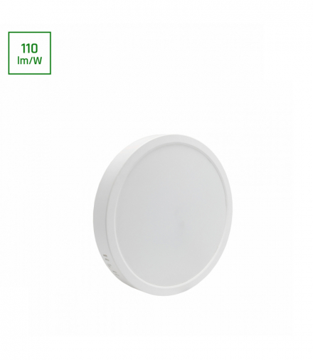 ALGINE NATYNK DOWNLIGHT 24W NW 230V 120st IP20 IK06 288x38mm BIAŁY okrągła Spectrum SLI037030NW_PW