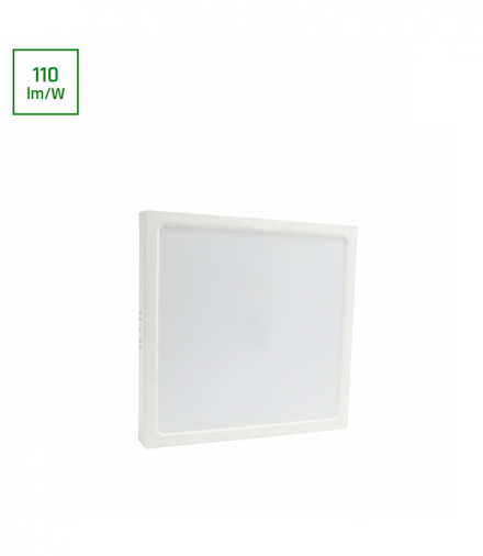 ALGINE NATYNK DOWNLIGHT 24W NW 230V 120st IP20 IK06 288x288x38mm BIAŁY kwadrat Spectrum SLI037031NW_PW